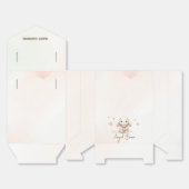 Cute bunny baby shower  bedankdoosjes (Ongevouwen)