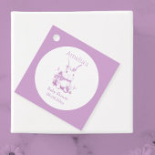 Cute Bunny Baby shower Bedankjes Labels