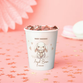 Cute Bunny Baby Shower Papieren Bekers