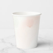 Cute Bunny Baby Shower Papieren Bekers (Achterkant)