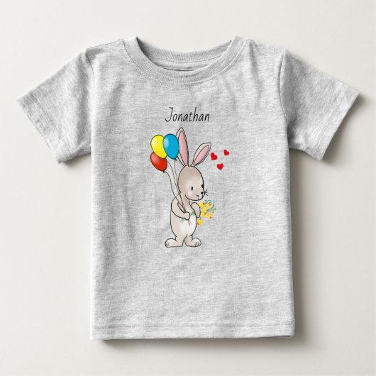 Cute Bunny Baby T-Shirt (Voorkant)