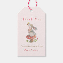 Cute Bunny Baby verjaardag Bedankt