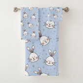 Cute Bunny Bad Handdoek (Insitu)