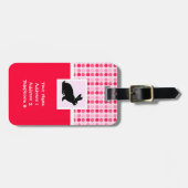 Cute Bunny Bagagelabel (Voorkant horizontaal)