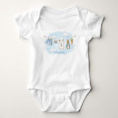 Cute Bunny Boy Clothesline Romper (Voorkant)