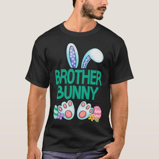 Cute Bunny Brother Bunny Cute Easter Family Matchi T-shirt (Voorkant)