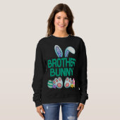 Cute Bunny Brother Bunny Cute Easter Family Matchi Trui (Voorkant volledig)
