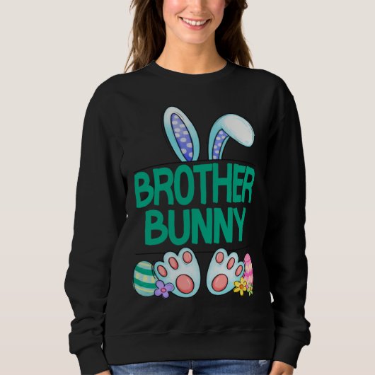 Cute Bunny Brother Bunny Cute Easter Family Matchi Trui (Voorkant)
