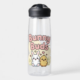 Cute Bunny Buds Easter Water Bottle Waterfles