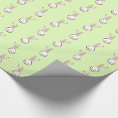 Cute Bunny Cadeaupapier (Hoek)