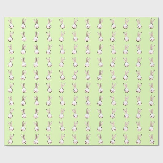 Cute Bunny Cadeaupapier (Vlak)