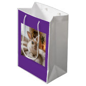 Cute bunny card medium cadeauzakje (Voorkant Gekanteld)