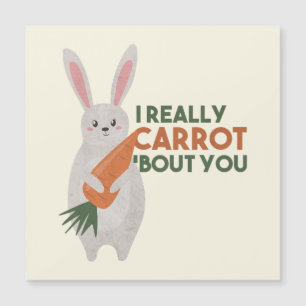 Cute Bunny Carrot Pun, ik verrot je echt.