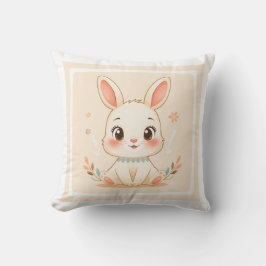 Cute Bunny Cartoon Cushion Kussen