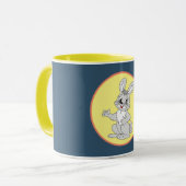 Cute Bunny Cartoon Kids Drinkaccessoires Mok (Voorkant links)