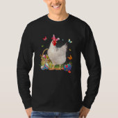 Cute Bunny Chicken Easter Hunters Eas T-shirt (Voorkant)