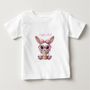 Cute Bunny Coffee Club Peuter T-shirt – schattig