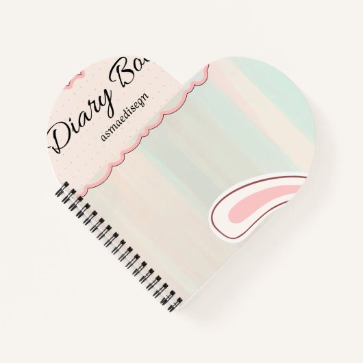 cute bunny diary notebook,  notitieboek (Voorkant)