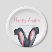 Cute Bunny Ears Happy Pasen Papieren Bordje