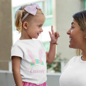 Cute Bunny Ears Tiara Easter - Gepersonaliseerd Kinder Shirts