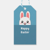 Cute Bunny Easter Cadeaulabel (Voorkant)