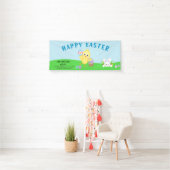 Cute Bunny Easter Egg Hunt Banner (Insitu)