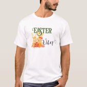 Cute Bunny Easter Vibes T-shirt (Voorkant)