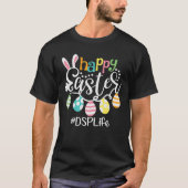 Cute Bunny Eggs Happy Paast DSP T-shirt (Voorkant)