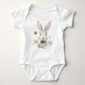 Cute Bunny en carrot Romper (Voorkant)
