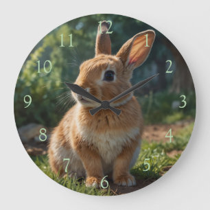 Cute Bunny Engelse cottage tuin Pasen Grote Klok