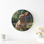 Cute Bunny Engelse cottage tuin Pasen Grote Klok (Huis)
