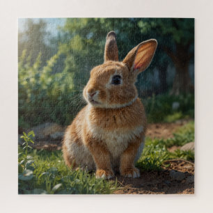 Cute Bunny Engelse cottage tuin Pasen Legpuzzel