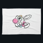 Cute Bunny Face Bubblegum Glasses Pink Coquette Bo Theedoek<br><div class="desc">Cute Bunny Face Bubblegum Glasses Pink Coquette Bow Easter T-Shirt</div>