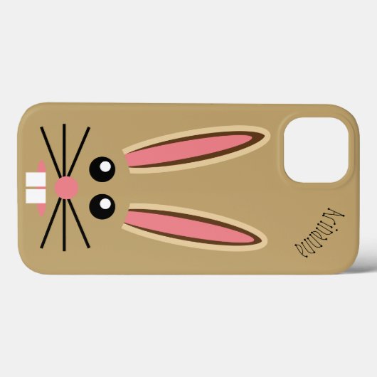 Cute Bunny Face Case-Mate iPhone Case (Achterkant (horizontaal))