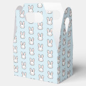 Cute Bunny Face Rabbit Pattern Bedankdoosjes (Geopend)