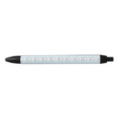 Cute Bunny Face Rabbit Pattern Zwarte Inkt Pen (Voorkant)