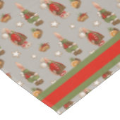 Cute Bunny Family Kerstkerstcadeau Tafelkleed (Gekanteld)