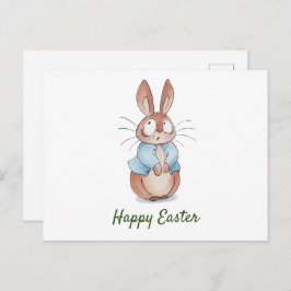 Cute bunny feestdagenkaart