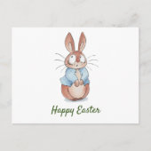 Cute bunny feestdagenkaart (Voorkant)