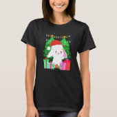 Cute bunny fir tree Christmas T-shirt (Voorkant)