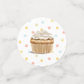 Cute Bunny First Birthday Table Confetti (Kleine voorkant)