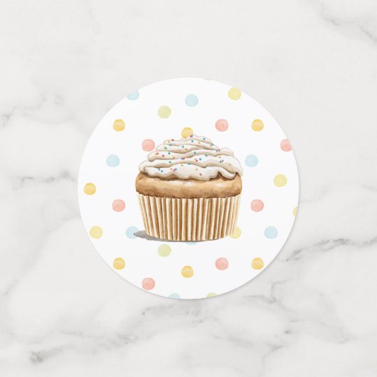 Cute Bunny First Birthday Table Confetti (Kleine voorkant)