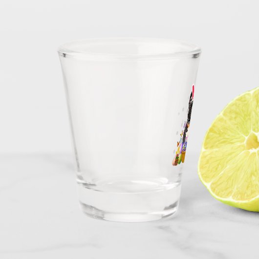 Cute Bunny French Bulldog Easter Day Eggs Basket Shot Glas (Links)