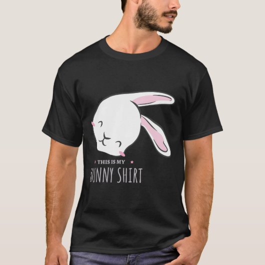 Cute Bunny Funny Gezegde Rodent Pet Rabbit T-shirt (Voorkant)