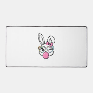 Cute Bunny Gezicht Bubblegum Bril Roze Coquette St Bureaumat