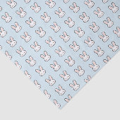 Cute Bunny Gezicht Konijn Patroon Tissuepapier (Detail)