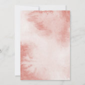 Cute Bunny Girl Birthday Party Kaart (Achterkant)