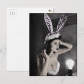Cute Bunny Girl Briefkaart (Voorkant / Achterkant)