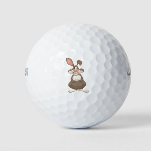 Cute bunny golfballen (Voorkant)