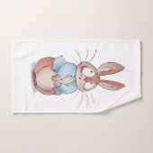 Cute bunny handdoek (Handdoek)
